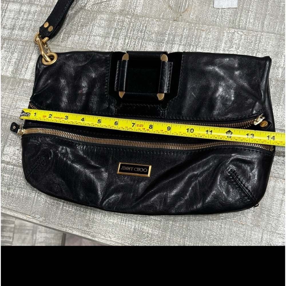 Jimmy choo black clutch